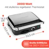Bomann KG 2242 CB Kontaktgrill Silber Produktbild-Vorschau 4