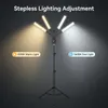 Elastyczna lampa LED wideo z 4 ramionami, regulacja barwy Podgląd zdjęcia produktu 3