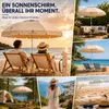 Fleau Goods Luxus-Sonnenschirm-Set 180 cm – UV-Schutz – Produktbild-Vorschau 10