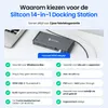 Siltcon® 14-in-1 USB-C Dockingstation mit 100 W Adapter – Produktbild-Vorschau 2