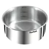 A stainless steel pot with measurement markings inside and the Tefal logo on the outside. Anteprima dell’immagine prodotto