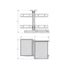 GTV - Eckauszug MovixPro für Schrank 450 mm anthrazit RAL Produktbild-Vorschau 6
