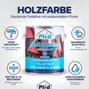 Plid Holzfarbe Weiß 5L / Innen & Außen - Wetterschutzfarbe Produktbild-Vorschau 2