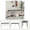 The Living Store Sitzbank Dunkelgrau 110x40x49 cm Stoff Produktbild-Vorschau 8