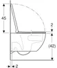 Geberit Acanto Set Wand-WC Tiefspüler, geschlossenes Produktbild-Vorschau 5