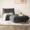 HOME DELUXE Relaxsessel mit Hocker CHILL - Anthrazit 102 x Produktbild-Vorschau 2