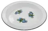 Blaubeeren Joghurt Emaille Tablett Serviertablett RUND 6 Produktbild-Vorschau 1