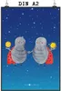 Mr. & Mrs. Panda Bild Sternzeichen Zwilling DIN A2 - Produktbild-Vorschau 1