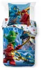 Lego dekbedovertrek Ninjago Warriors 140 x 200 cm - 70 x 90 Productafbeelding-voorbeeld 1