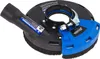 A dust shroud attachment for an angle grinder, designed for dust extraction during grinding operations. Produktbild-Vorschau