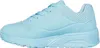A side view of a single light blue sneaker against a white background. Produktbild-Vorschau