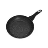 A black frying pan with a speckled granite-like interior and a black handle is shown against a white background. Anteprima dell’immagine prodotto