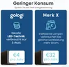 Gologi Smart Wandleuchte – Innen und Außen – Dimmbar – Produktbild-Vorschau 3