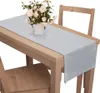 Voppi Ozdoba na stół bieżnik welurowy szary 40x140 cm Podgląd zdjęcia produktu 3