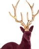 Rentier Velours Dekorative Figur Für Weihnachten Produktbild-Vorschau 7