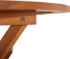 vidaXL Tavolo da giardino pieghevole 60 x 75 cm in legno Anteprima dell’immagine prodotto 9