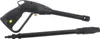 A black pressure washer gun and extension wand are shown against a white background. Produktbild-Vorschau