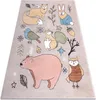 Teppich FUN Forester für Kinder, Tiere, Wald beige Produktbild-Vorschau 1