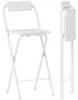 HOMCOM Barhocker 2er Set, Klappbar Barstuhl mit Produktbild-Vorschau 1