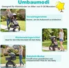 COSTWAY Passeggino 3in1, passeggino combinato con seduta e Anteprima dell’immagine prodotto 9
