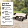 Mucola Gartenmöbel 5tlg. Gartenlounge Sitzgruppe Gartenset Produktbild-Vorschau 3