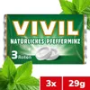 VIVIL Natürliches Pfefferminz Pastillen | 5 x 3er Pack Produktbild-Vorschau 2