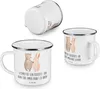 Mr. & Mrs. Panda Emaille Tasse Stiefmutter Heldin - Weiß - Produktbild-Vorschau 4