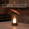 LED Tischlampe Weiß Metall Kabellos Nachttischlampe Dimmbar Produktbild-Vorschau 1