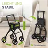 Juskys Indoor Rollator Aktiv - Tasche & Tablett - schmal & Produktbild-Vorschau 3
