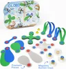 Clixo magnetisches Bauspiel - Glaskunst (24 Teile) Produktbild-Vorschau 1