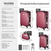 tectake® Hartschalenkoffer-Set Cleo 4-teilig, 3 Trolleys, 1 Produktbild-Vorschau 5