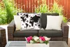 MuchoWow® Outdoor Kissen - Weltkarte - Schwarz - Weiß - Produktbild-Vorschau 5