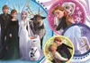 A collage of characters from Disney's Frozen II, including Elsa, Anna, Kristoff, Sven, and Olaf, with some scenes depicting interactions between characters. Produktbild-Vorschau