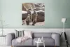 MuchoWow® Poster Familie - Erdmännchen - Tiere 75x75 cm - Produktbild-Vorschau 5