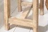 riess-ambiente Hocker FINCA 40cm beige massives Mangoholz Produktbild-Vorschau 9