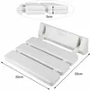 Klappbarer Duschsitz zur Wandmontage, Tragkraft 130 kg, Produktbild-Vorschau 4