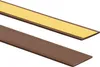 Two strips of brown material, one with a gold adhesive backing, are shown against a white background. Podgląd zdjęcia produktu