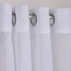 Bestickte Ösengardine Ösenvorhang mit gestickten Produktbild-Vorschau 2