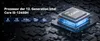 A close-up of an Intel Core processor on a circuit board with feature callouts. Produktbild-Vorschau