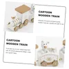 Weihnachten Zug Deko Mini Weihnachtszug Holz-Eisenbahn Produktbild-Vorschau 6