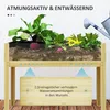 Outsunny Hochbeet mit Acrylplatten, erhöhtes Kräuterbeet Produktbild-Vorschau 6