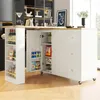 OKWISH Tables de Bar Extensibles - Table Pivotante 360° Voir les images du produit 2