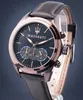 Maserati Herren Uhr TRAGUARDO Chronograph Leder Armband Produktbild-Vorschau 6