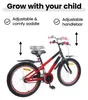 vidaXL Kinderfahrrad 22 Zoll für 7-12 Jahre alt Rot und Produktbild-Vorschau 5