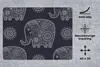 MuchoWow® Mauspad Mousepad Muster - Elefant - Blumen 40x30 Produktbild-Vorschau 3
