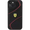 Ferrari Twist Metal Logo - iPhone 15 Plus Hülle (Schwarz) Produktbild-Vorschau 3
