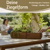 LS-LebenStil Holz Ziegelform Unika 57x15cm Braun ECHTE ALTE Produktbild-Vorschau 4
