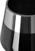 JONA - 2er Set Teelichthalter aus Glas in Schwarz/Silber - Produktbild-Vorschau 4
