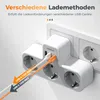 Ciabatta multipresa TESSAN con USB per presa di corrente, Anteprima dell’immagine prodotto 3