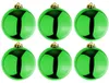 6 Stück XL Christbaumkugeln Weihnachtsbaumkugeln Baumschmuck Lime Ø 15cm Voir les images du produit